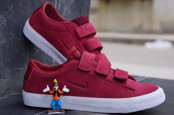 Nike SB X Numbers Edition Blazer Low Ac Qs Red Shoes
